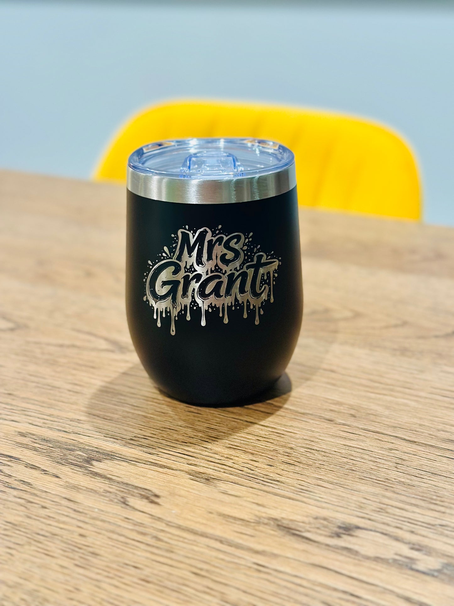 Twig and Twist Personalised 300ml Double Wall Tumbler - Black