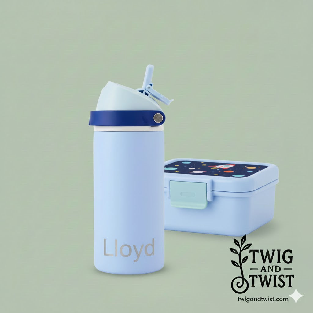 Twig and Twist 530ml Blue Dual Function Drink Bottle