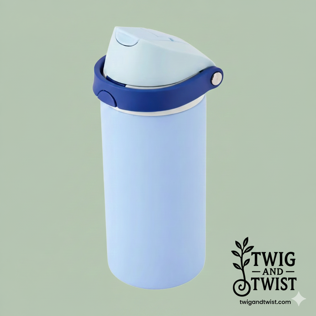 Twig and Twist 530ml Blue Dual Function Drink Bottle