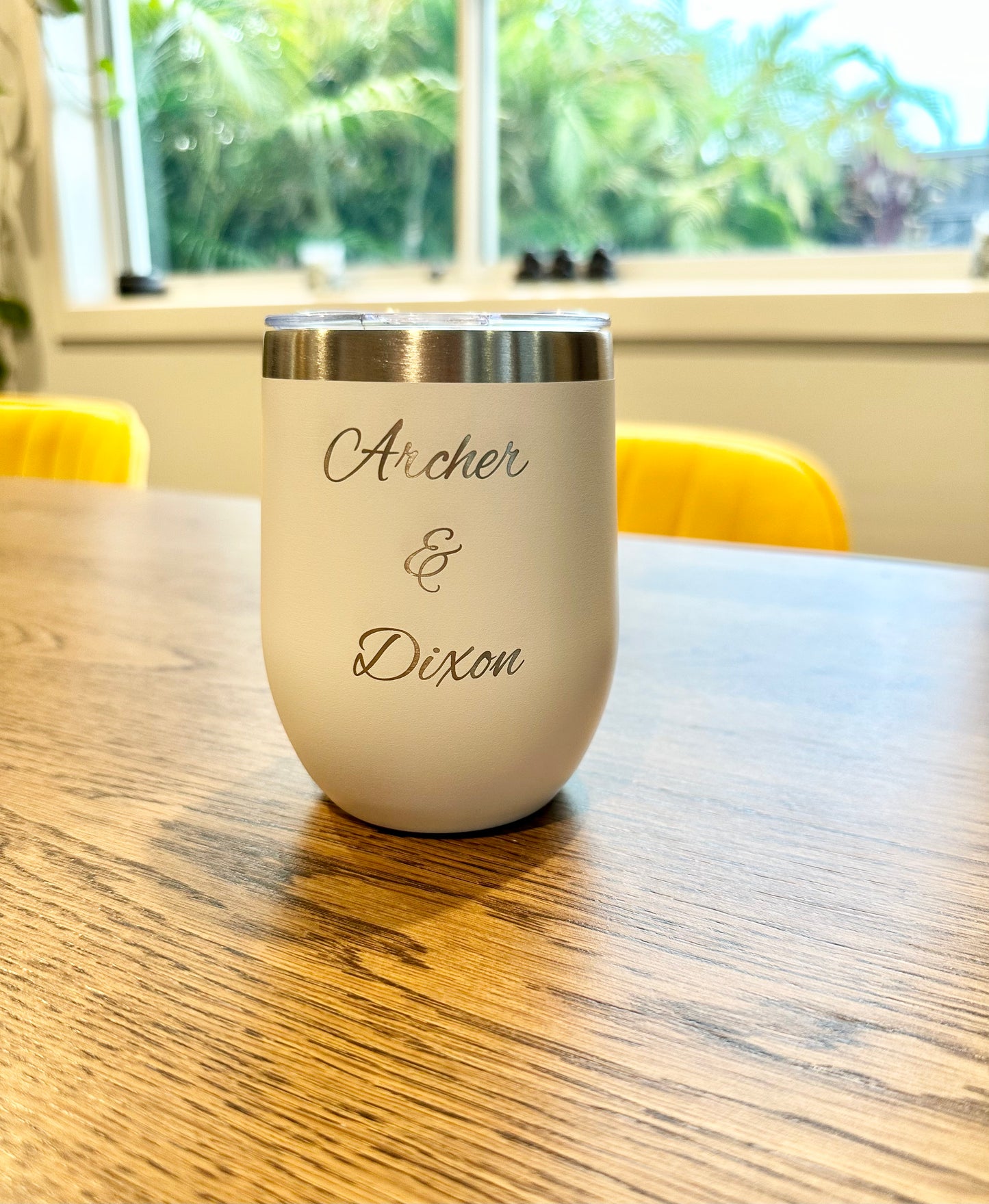 Twig and Twist Personalised 300ml Double Wall Tumbler - White