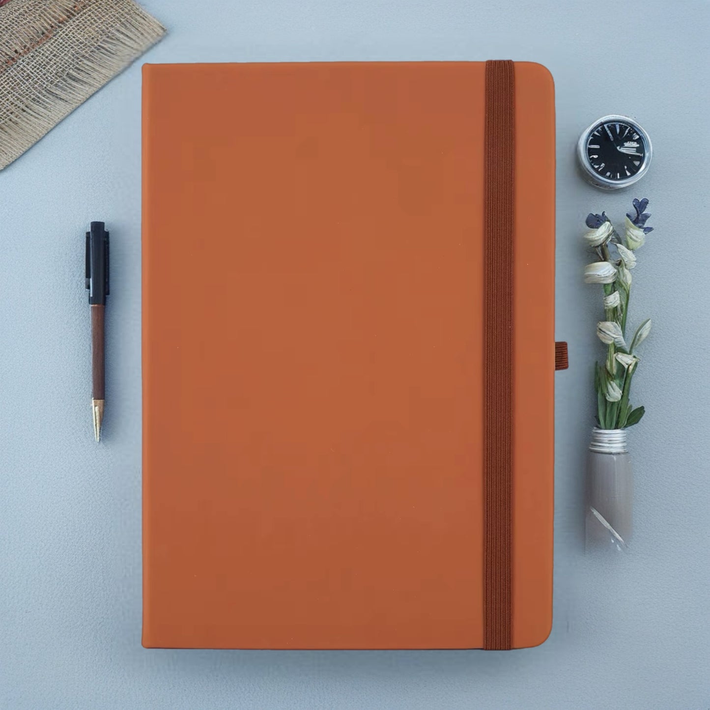 Twig and Twist Personalised A5 Lined Journal - Tan