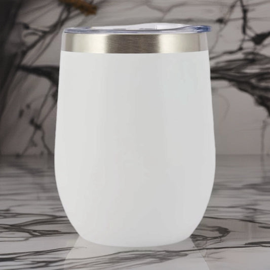 Twig and Twist Personalised 300ml Double Wall Tumbler - White