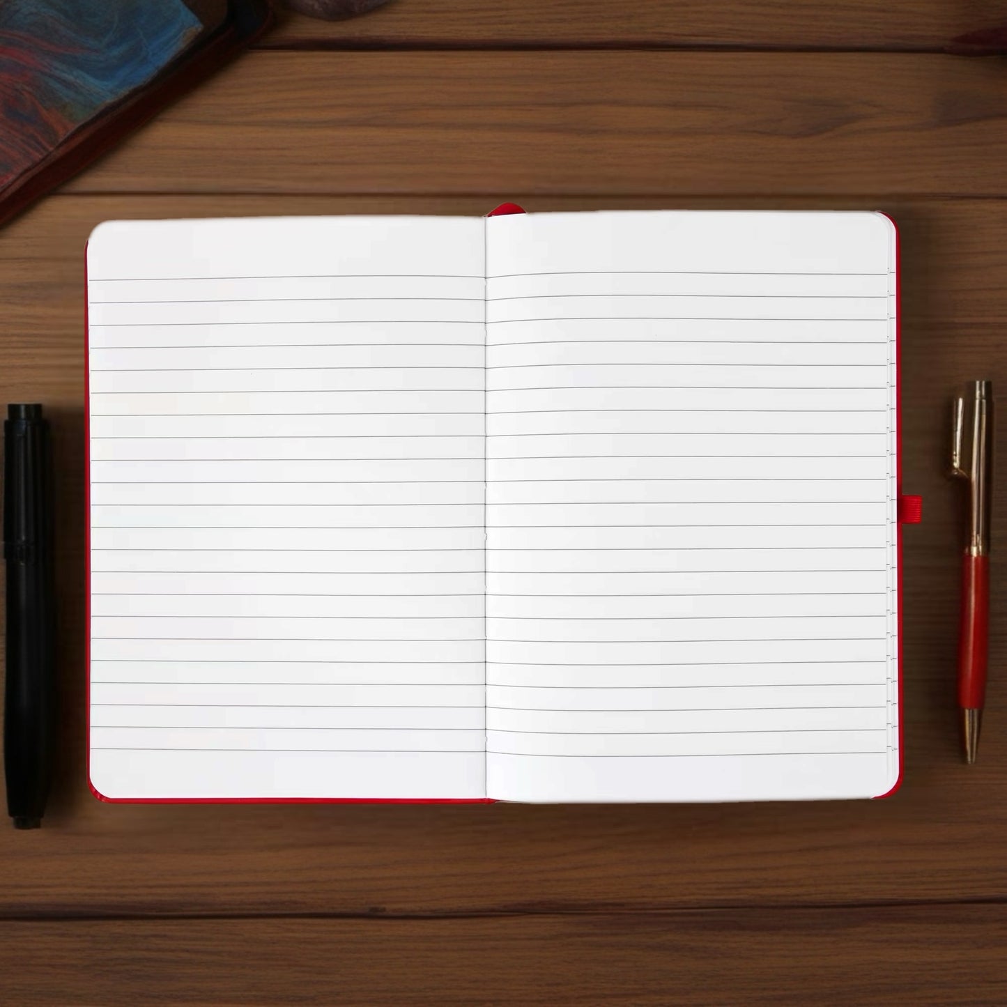 Twig and Twist Personalised A5 Lined Journal - Red